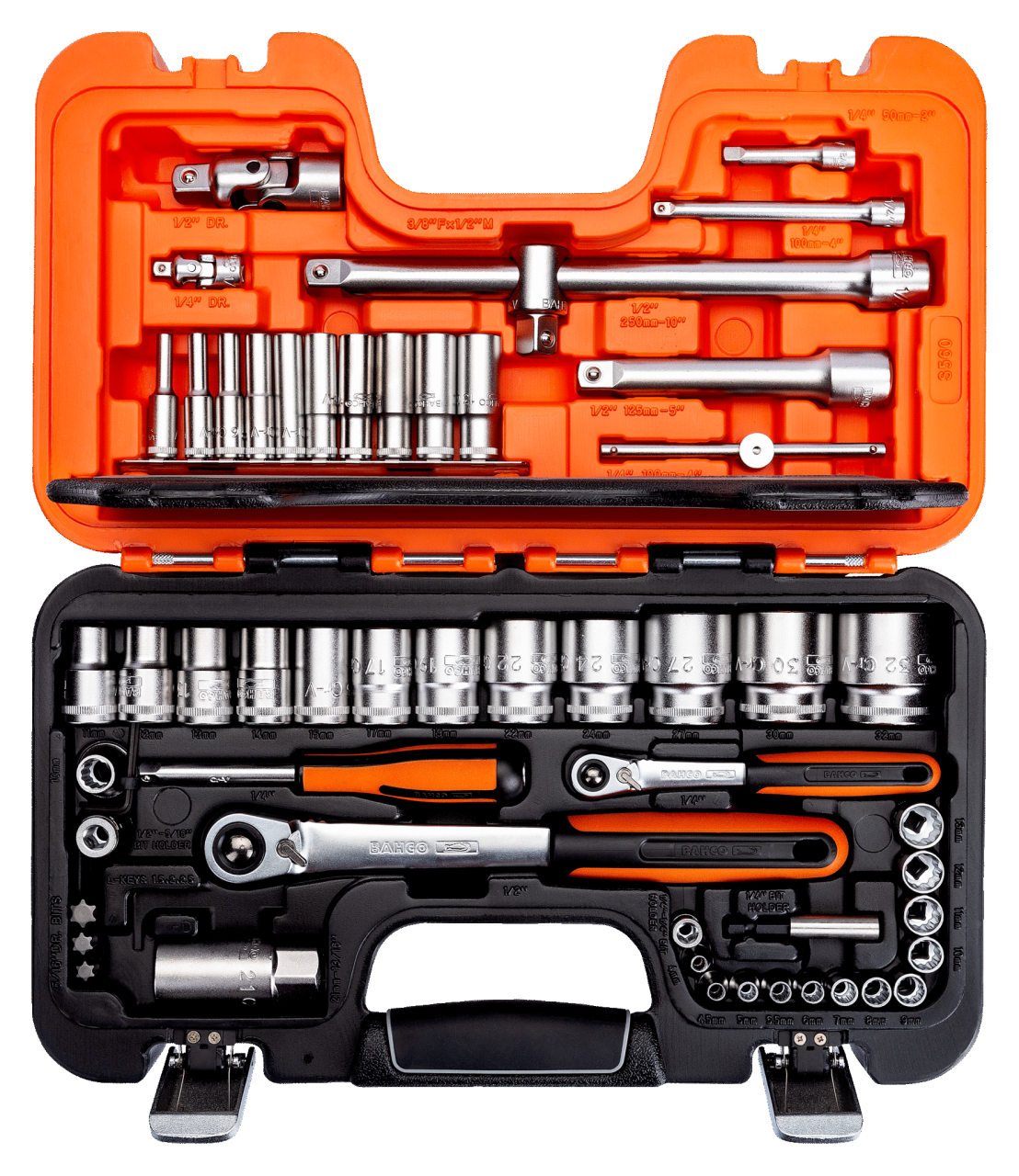 Lokma Takımları 1/4'' ve 1/2'' 56 Parça S560