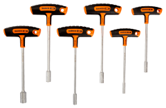 T-Kulplu Altıgen Somun Sürücü Seti 5-13 mm, 6 Adet 903T-3