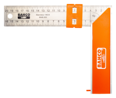 KAYAR İŞARETLİ INOX MARANGOZ GÖNYESİ BAHCO 25 cm