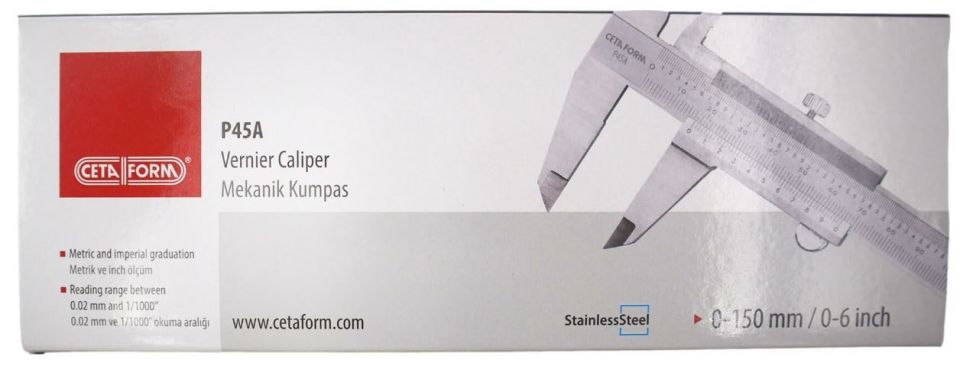 CETA FORM P45A MEKANİK KUMPAS 150 mm