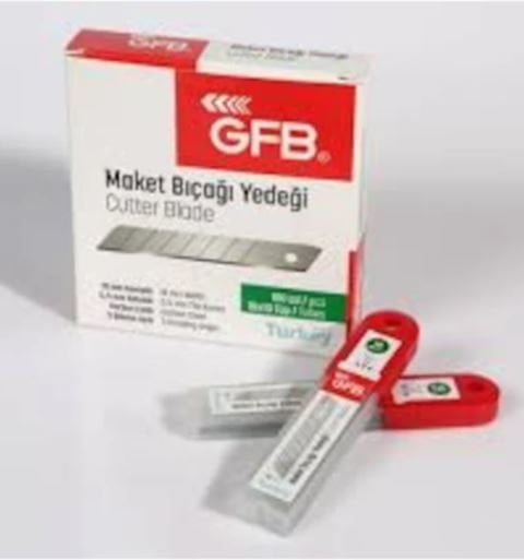 GFB MAKET BIÇAĞI YEDEĞİ  18mm 0.5mm (100 ADET)