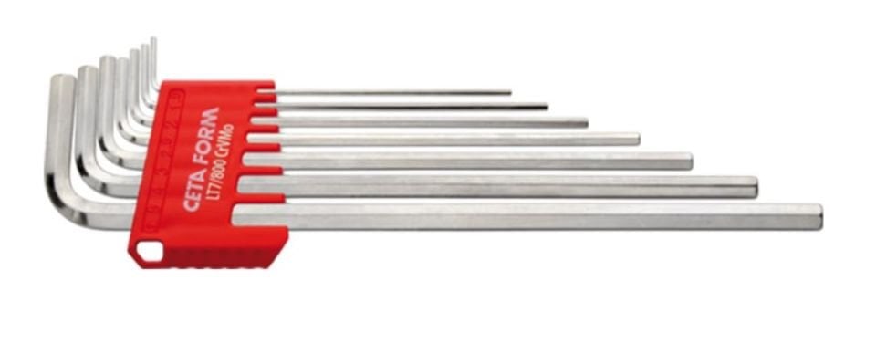 CETA FORM LT7/800 ALLEN ANAHTAR TAKIMI UZUN 7 PRÇ (1,5-6mm)